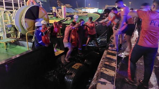 Fueron rescatadas al menos 73 personas en Filipinas.