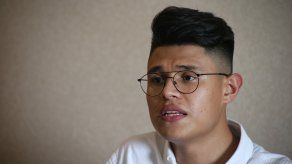 El estudiante Lesther Alemán.