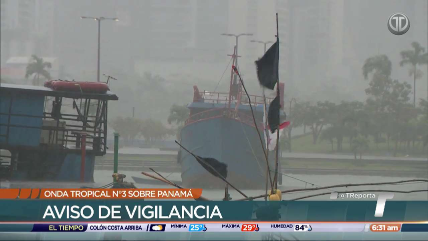 Tercera Onda Tropical ingresa a Panamá