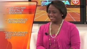 Ministra de MEDUCA habla sobre año escolar y acreditaciones