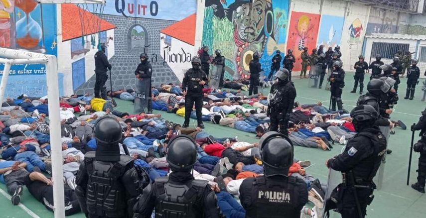 Tras los hechos unidades policiales intervinieron en el centro El Inca.