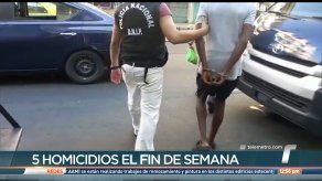 Se registraron cinco homicidios durante el fin de semana