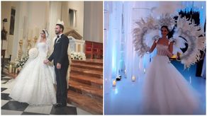 Sheldry Sáez celebra su boda eclesiástica y revive el Carnaval de Panamá