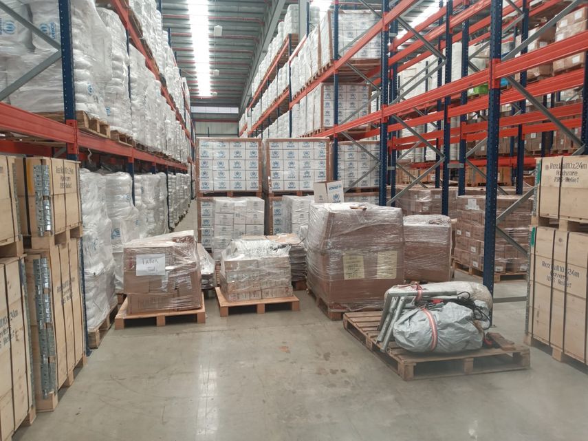 Las toneladas de insumos fueron movilidados a través del Depósito de Respuesta Humanitaria de las Naciones Unidas y la Federación Internacional de la Cruz Roja y Media Luna Roja.