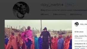 Ricky Martin se anima a bailar con los masái en su viaje a Tanzania