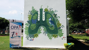 Alcaldía de panamá&nbsp; presentó el mural “Pulmón Verde”.
