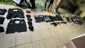 Policia Nacional incauta 15 pistolas en Brisas del Golf Policia Nacional incauta 15 pistolas en Brisas del Golf
