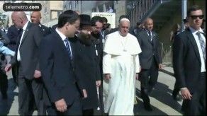 El papa pide en Jerusalén que nunca más se repita el Holocausto El papa pide en Jerusalén que nunca más se repita el Holocausto