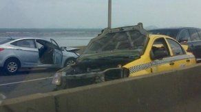 Accidente de tránsito genera congestionamiento en Corredor Sur