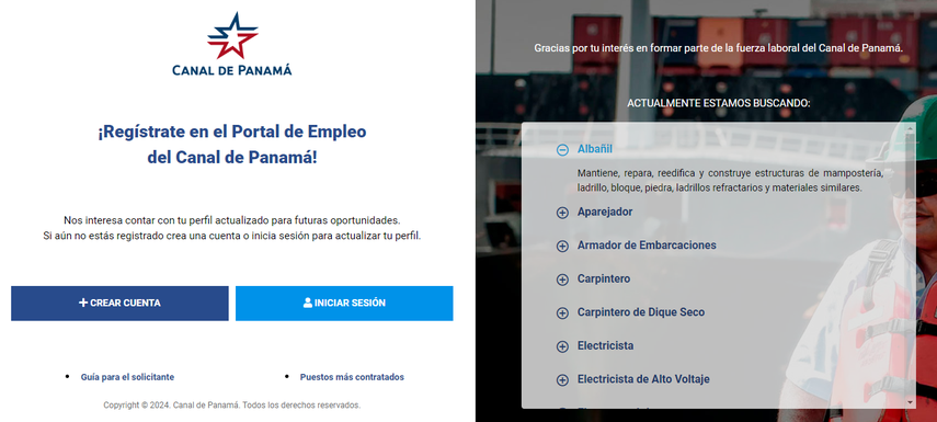 Empleos en la ACP