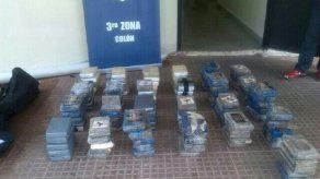 Decomisan 125 kilos de cocaína en Colón