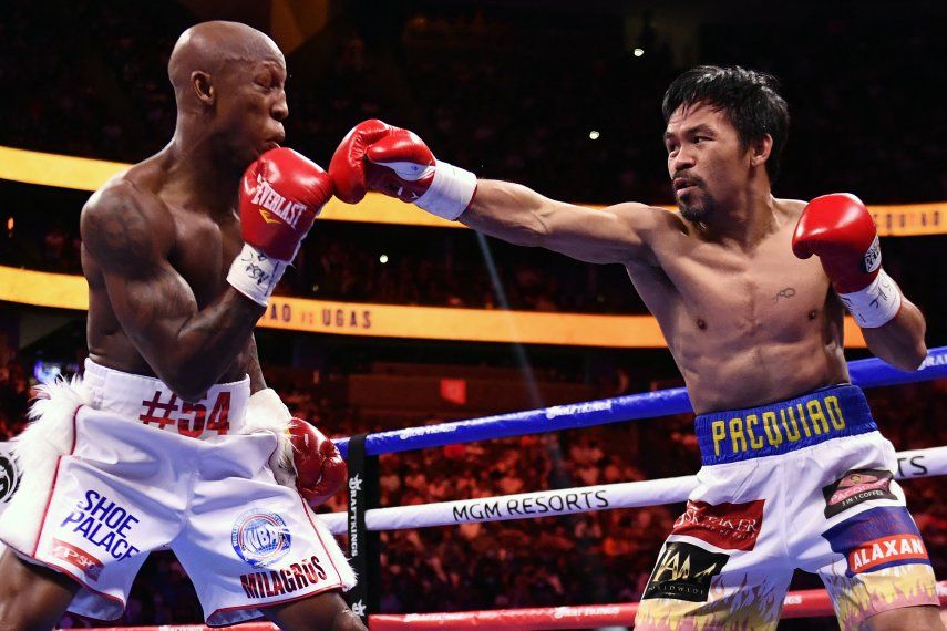 Manny Pacquiao cayó ante Ugás en Las Vegas