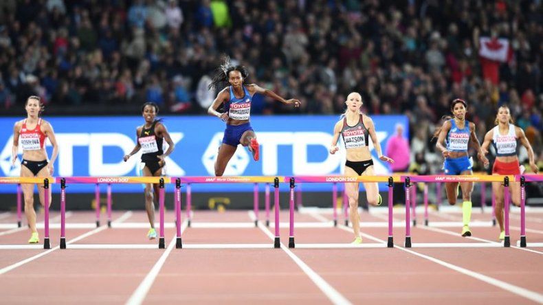 Panameña Gianna Woodruff se despide del Mundial de Atletismo
