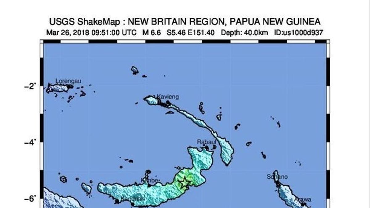 Sismo De Magnitud 69 Remece Papúa Nueva Guinea 6797