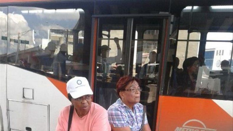 Protesta de jubilados ocasionó varias colisiones en la 5 de mayo