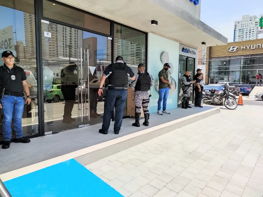 Asalto en un banco ubicado en calle 50