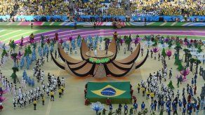 Inaugura el Mundial Brasil 2014 en Sao Paulo