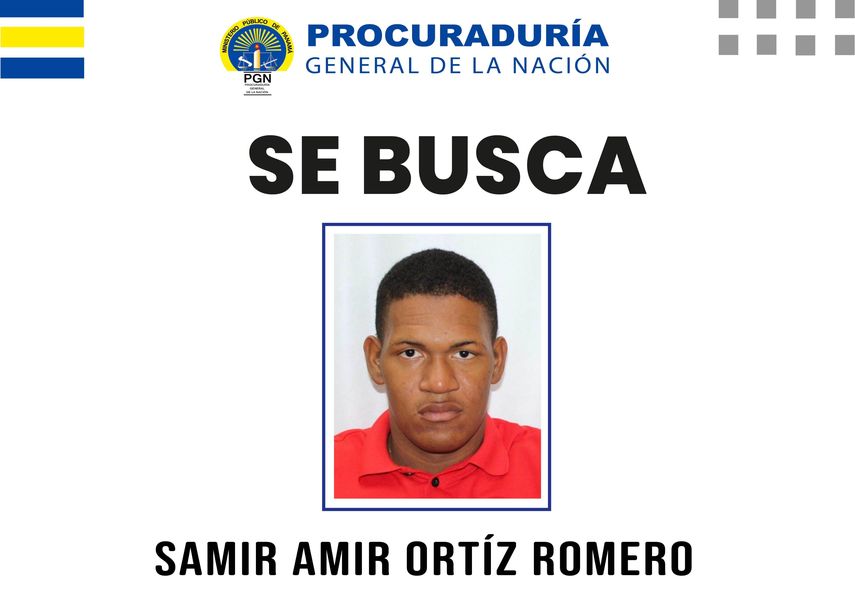 PGN solicita colaboración para ubicar a Samir Amir Ortíz Romero