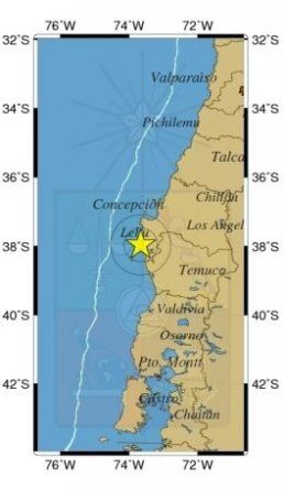 Sismo de magnitud 5,2 afecta parte del sur de Chile