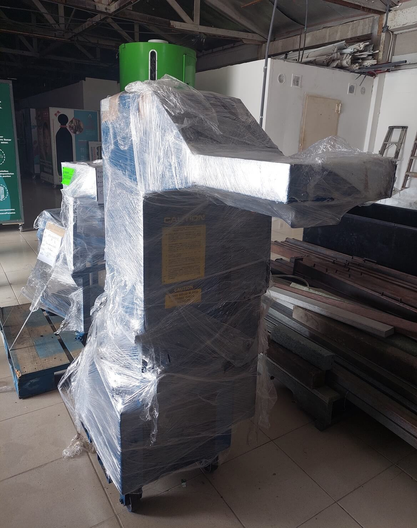 Máquinas utilizadas en el proceso de reciclaje.