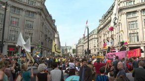 Casi 500 detenidos con relación a la protesta ecologista en Londres