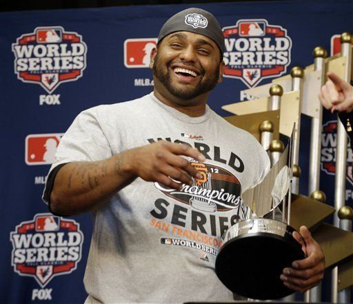 Sandoval es el Más Valioso de la Serie Mundial