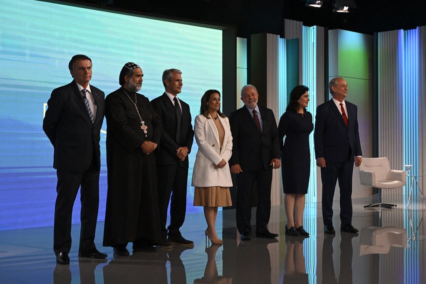 Candidatos presidenciales brasileños.