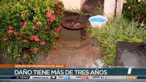Denuncian desperdicio de agua potable desde hace más de tres años en comunidad de Arraiján