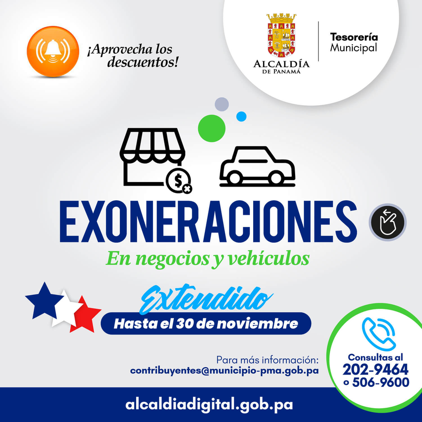 Alcaldía de Panamá: Periodo de exoneración de multas entra en los últimos días Alcaldía de Panamá: Periodo de exoneración de multas entra en los últimos días