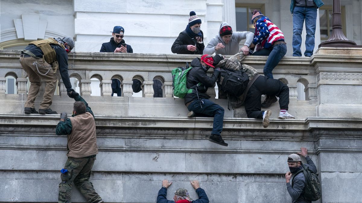 Imagen del asalto al Capitolio.