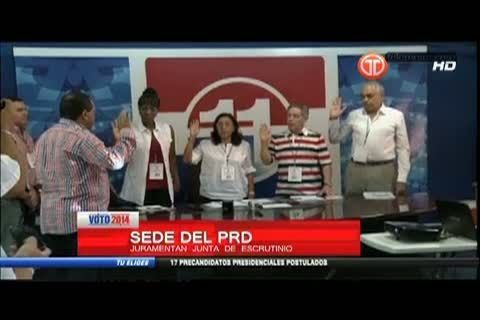 Instalan Junta Nacional de Escrutinio de primarias PRD