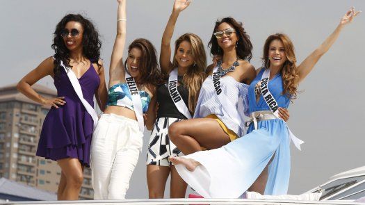 Concursantes de Miss Universo recorren Filipinas