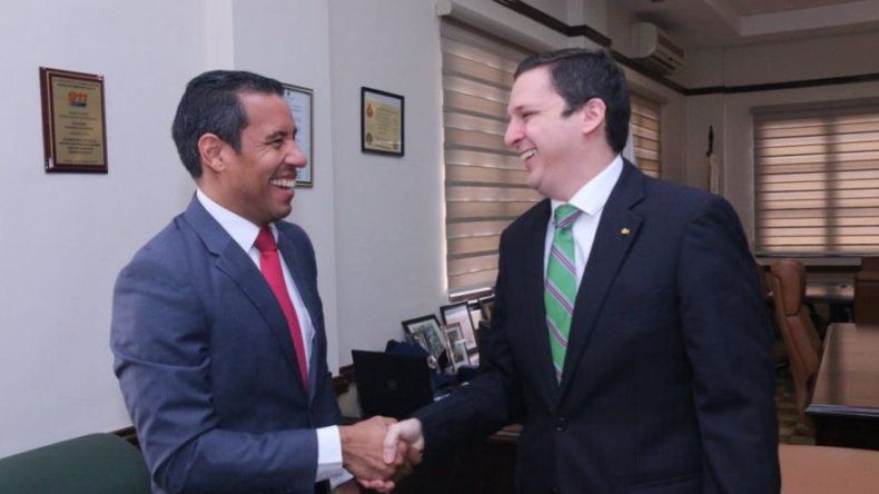 Romero y Rubio desarrollan primera reunión de transición en el Ministerio de Gobierno