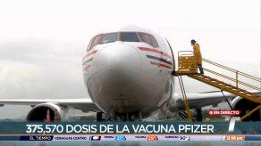 Panamá recibe nuevo lote de la vacuna de Pfizer con 375