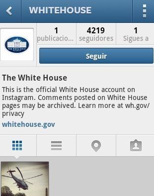 Después de Facebook, Twitter y Tumblr, la Casa Blanca llega a Instagram