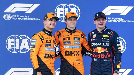 Lando Norris (izquierda), se corona campeón de la Fórmula 1. Lando Norris (izquierda), se corona campeón de la Fórmula 1.