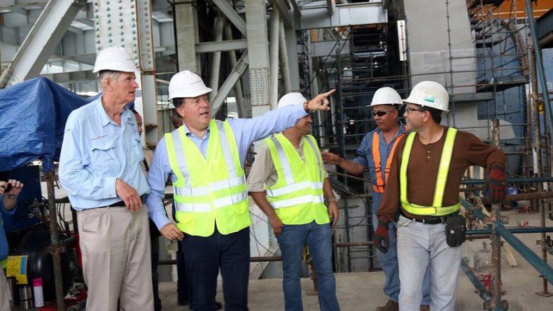 El presidente Varela verifica avance del 62 % de la mina Cobre Panamá