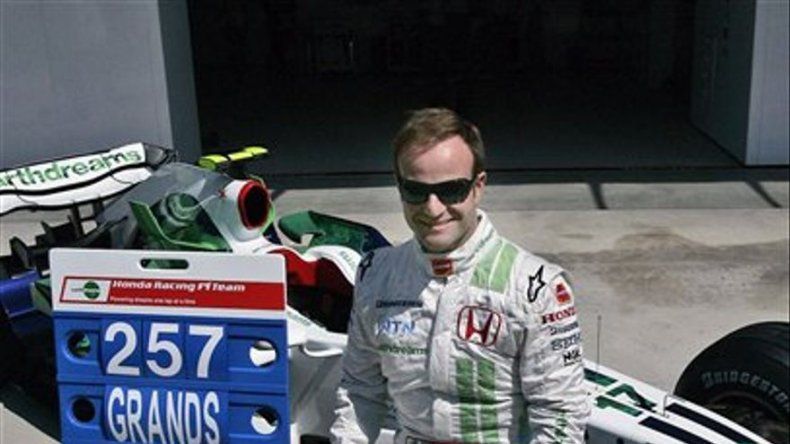 Barrichello rompe récord de participación en F1