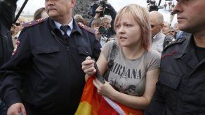 Detienen a activistas progays en San Petersburgo