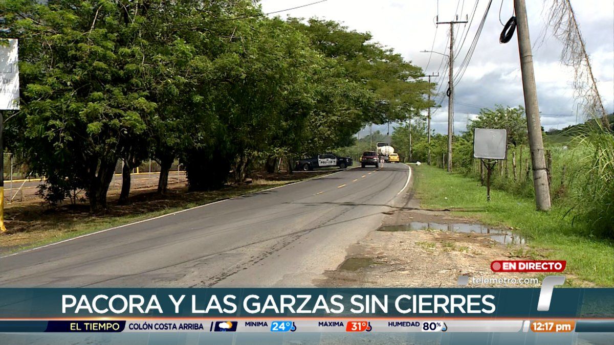 No se registran cierres en Pacora y Las Garzas