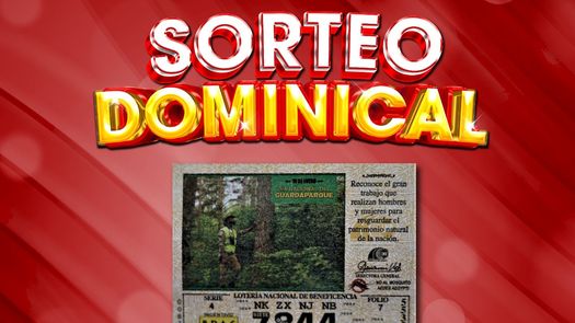 Resultados del sorteo dominical de la Lotería Nacional del 18 de enero de 2026. Resultados del sorteo dominical de la Lotería Nacional del 18 de enero de 2026.