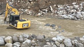 Trabajos del IDAAN en la planta potabilizadora de San Bartolo.