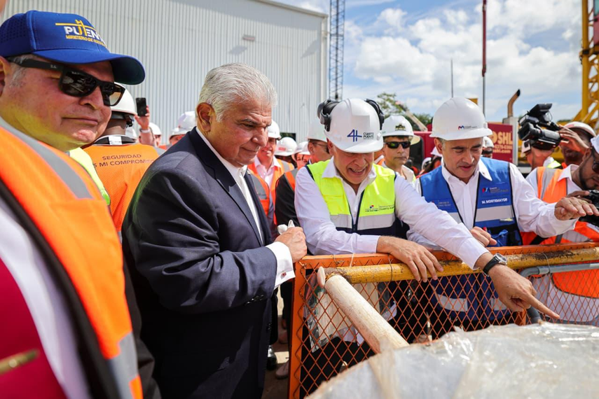 Presidente Mulino inspecciona trabajos del cuarto puente&nbsp;