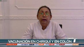 Jefa Nacional de Enfermería detalla proceso de vacunación en Chiriquí y Colón