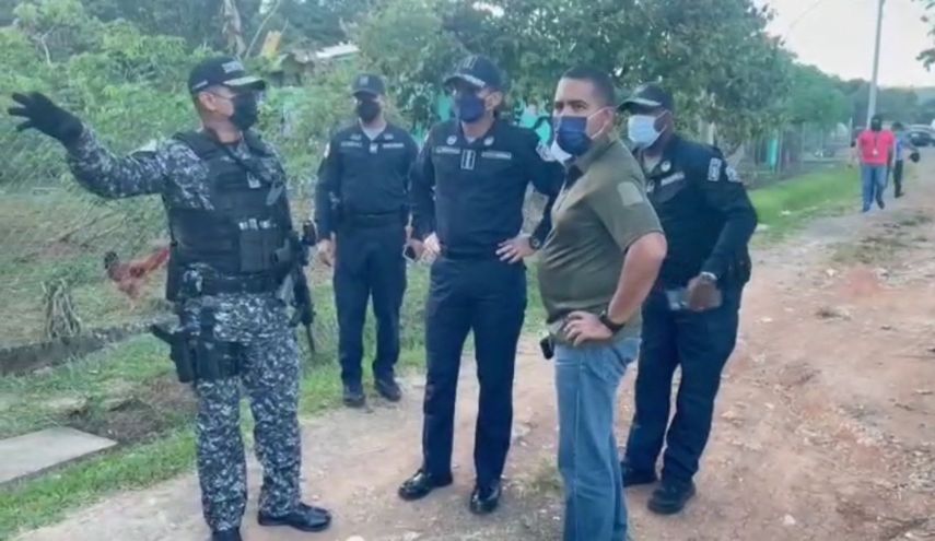 En el área de Capira se mantienen los operativos policiales.