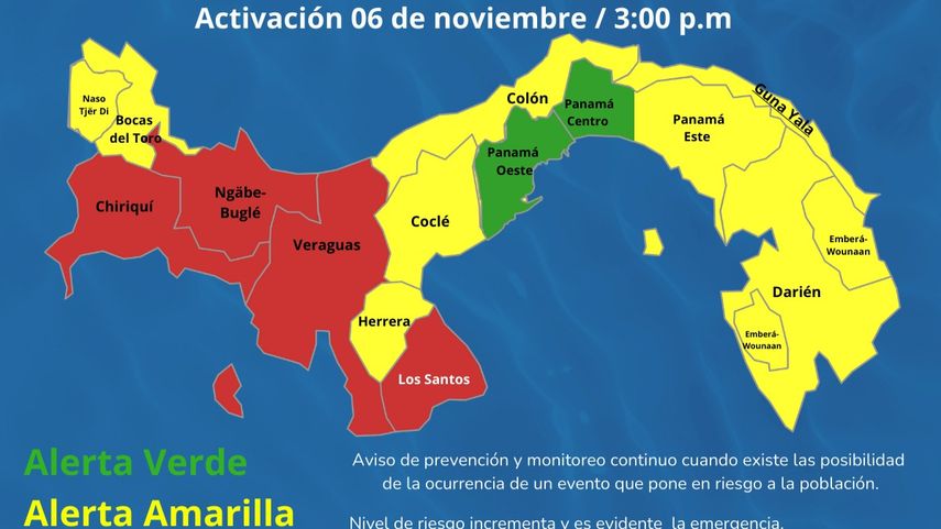 SINAPROC baja la alerta de roja a amarilla