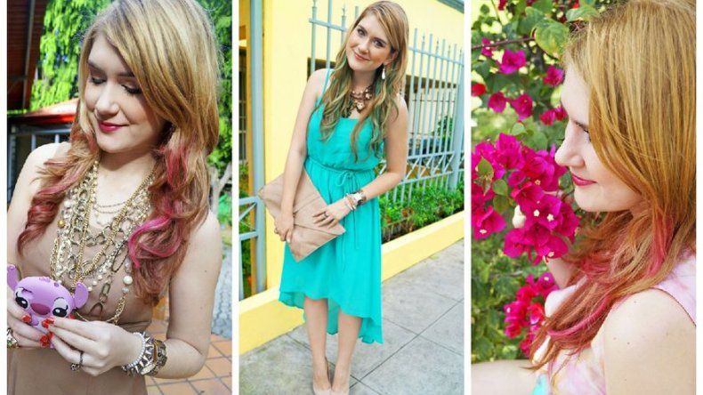 ¡Dale color a tu cabello temporalmente usando tizas!