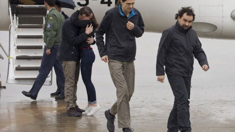 Llegan a España 3 periodistas liberados en Siria
