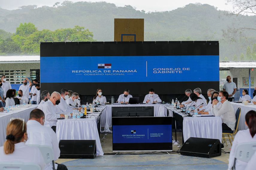 El Consejo de Gabinete tuvo lugar en El Cacao en Capira.