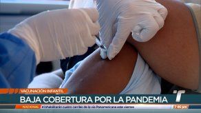 Reportan baja cobertura de vacunas en menores de edad